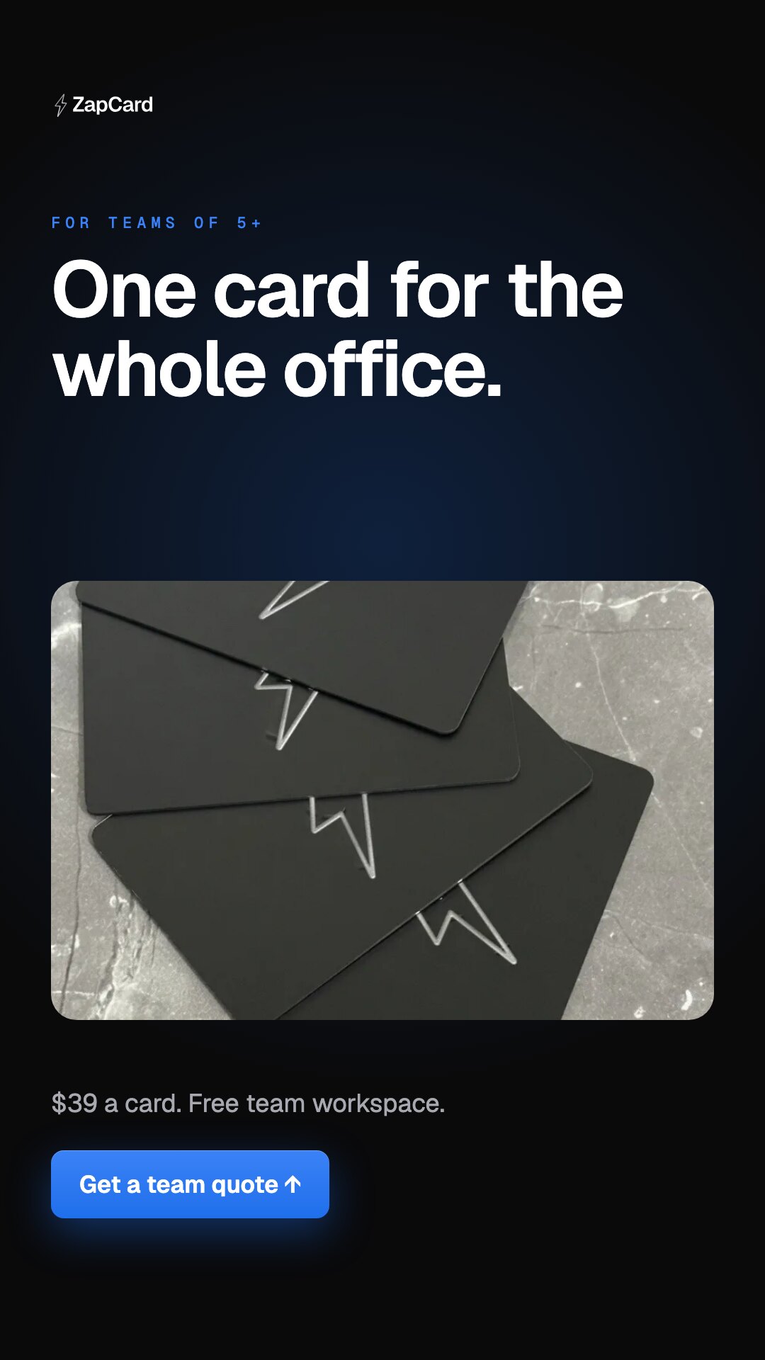 Story: one card for the whole office